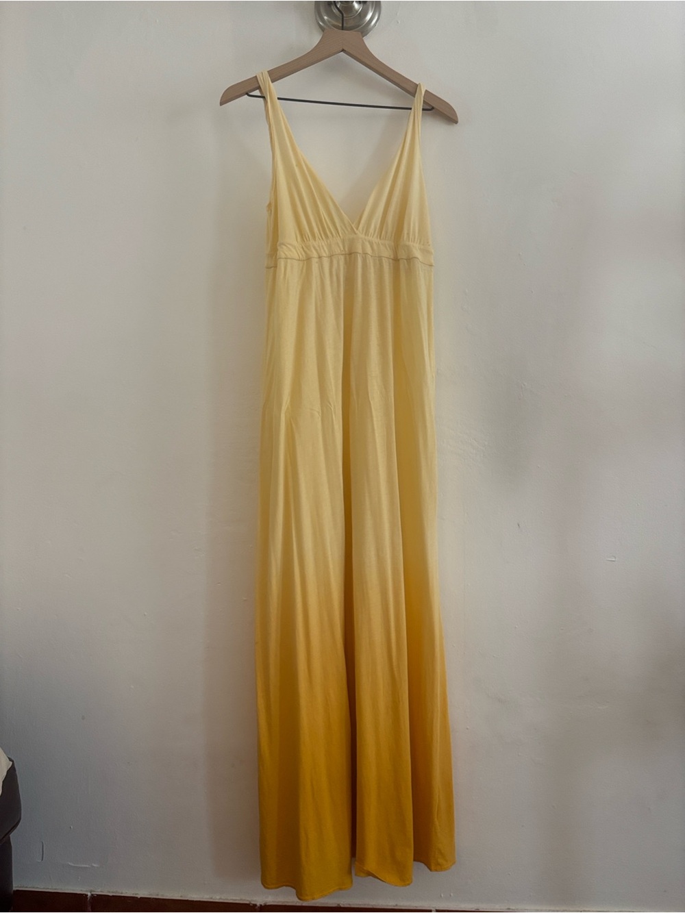 Gypsy 05 Yellow Gradient Sleeveless V‑Neck Maxi Dress